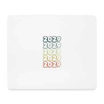 Année de naissance 2029 - Tapis de souris (format paysage) - blanc - Devant