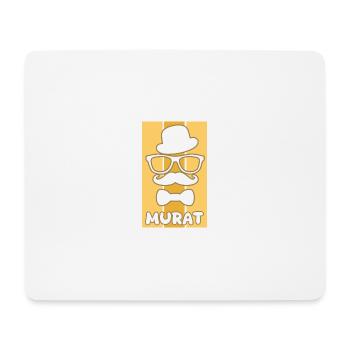 Vorname Murat - Mousepad (Querformat) - Weiß - Vorne