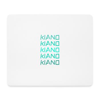 Kiano als Vorname - Mousepad (Querformat) - Weiß - Vorne