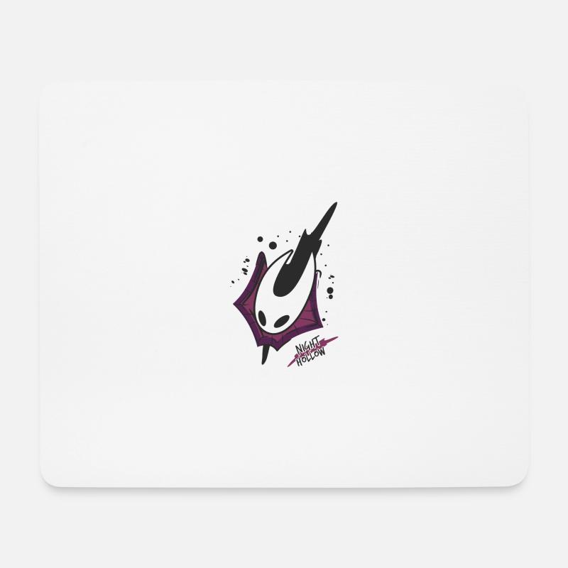 Hohle Dame _ Leere Dame _ Hohler Ritter - Mousepad (Querformat) - Weiß