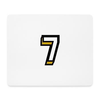 7. GEBURTSTAG. ALLES GUTE ZUM GEBURTSTAG! - Mousepad (Querformat) - Weiß - Vorne