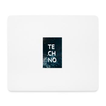 Techno lover Musikfestival Universum - Mousepad (Querformat) - Weiß - Vorne