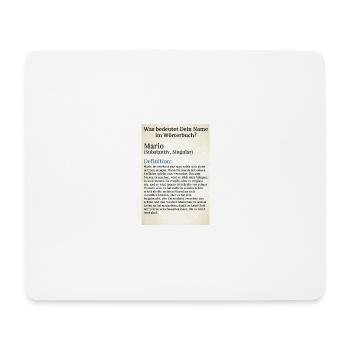 T-shirt design - Mousepad (Querformat) - Weiß - Vorne