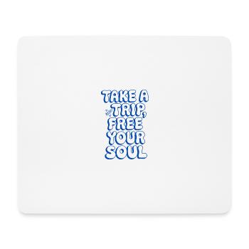 Reisen-Spruch-Eine Reise unternehmen... - Mousepad (Querformat) - Weiß - Vorne