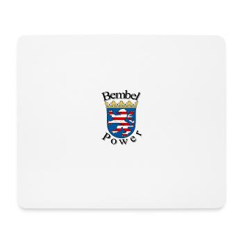 Bembel Power - Mousepad (Querformat) - Weiß - Vorne