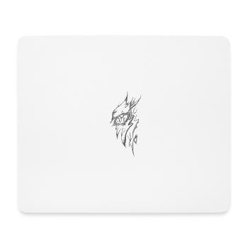 Dragon Eye - Mousepad (Querformat) - Weiß - Vorne