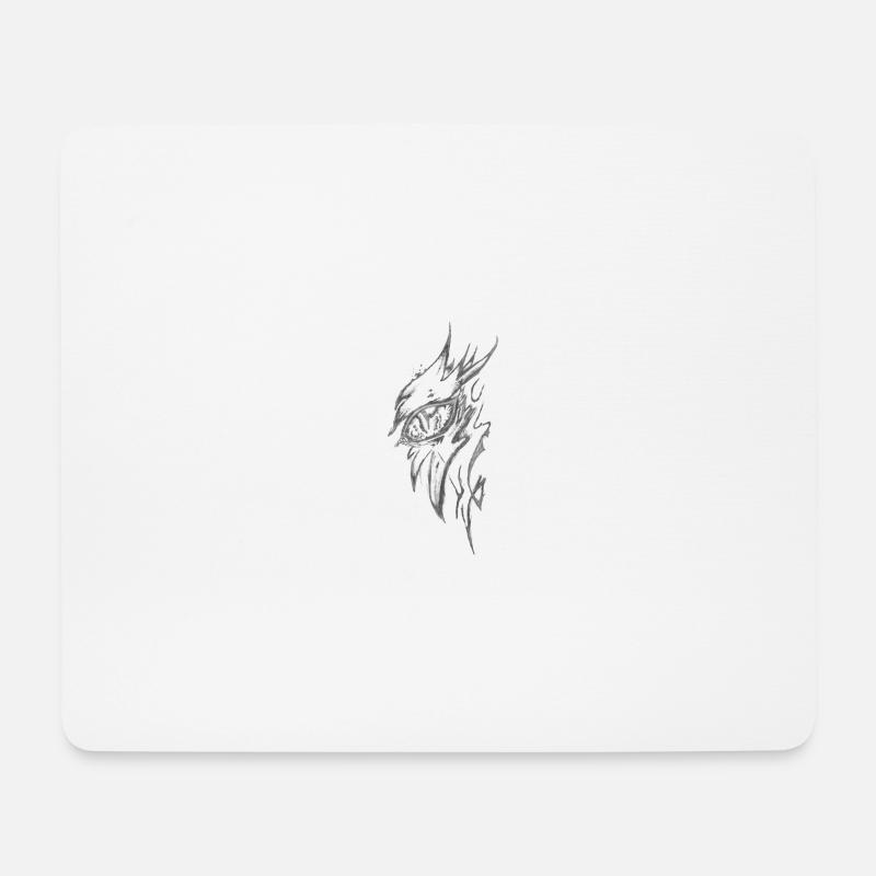 Dragon Eye - Mouse Pad (horizontal) - white