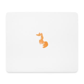 Fuchs - Mousepad (Querformat) - Weiß - Vorne