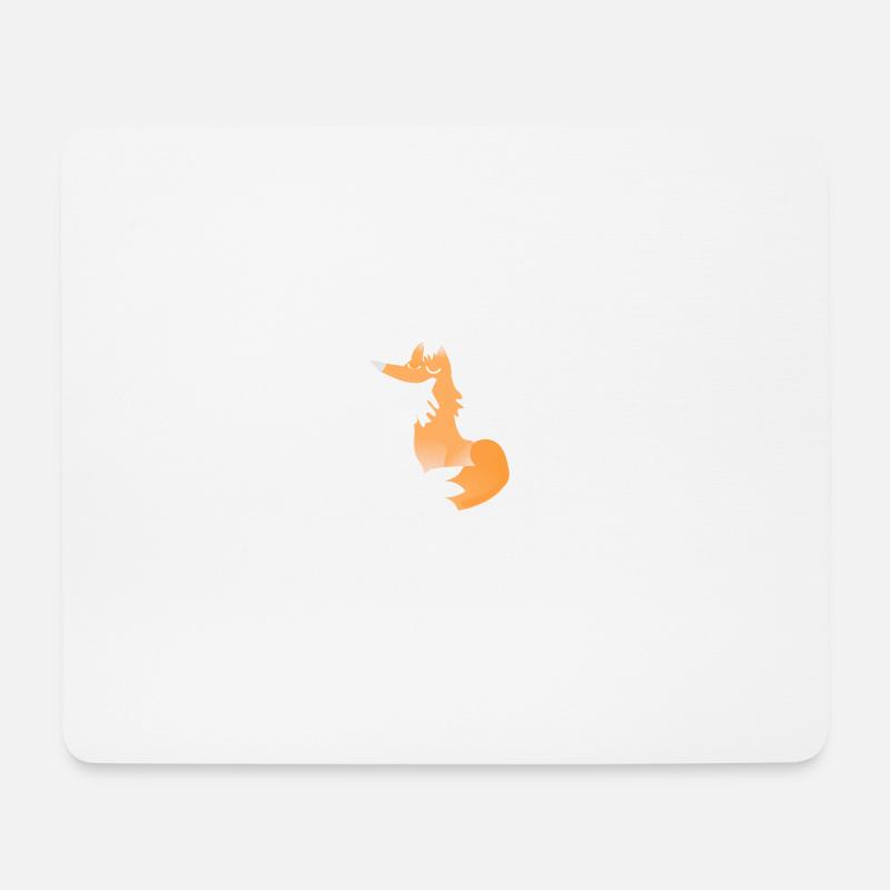 Fuchs - Mousepad (Querformat) - Weiß
