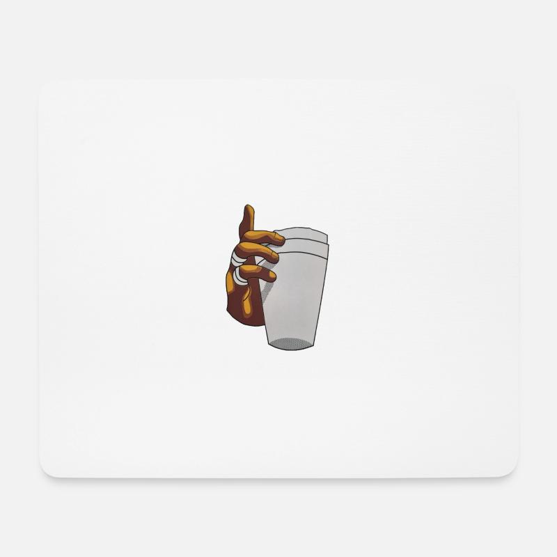 becher - Mousepad (Querformat) - Weiß