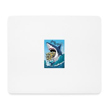 Stay Hungry - Die Vision zum Reichtum - Mousepad (Querformat) - Weiß - Vorne