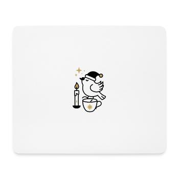 Golden Shooting Star Night - Mouse Pad (horizontal) - white - Front