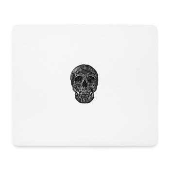 Dark Skull - Mouse Pad (horizontal) - white - Front