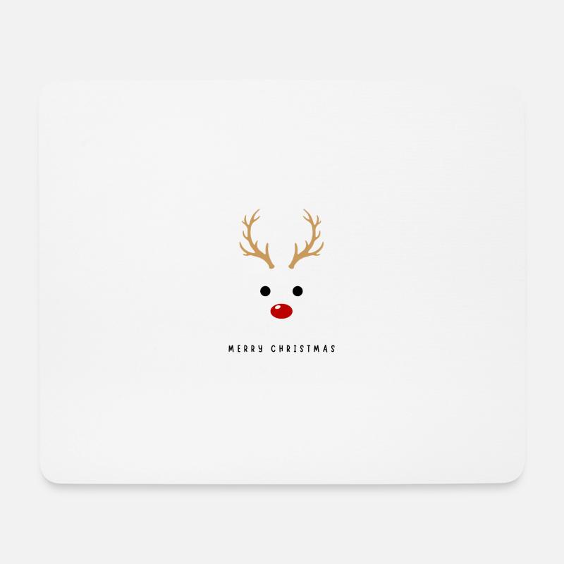 Merry Christmas - Mousepad (Querformat) - Weiß