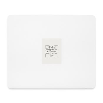 Der Vegetarier - Mousepad (Querformat) - Weiß - Vorne
