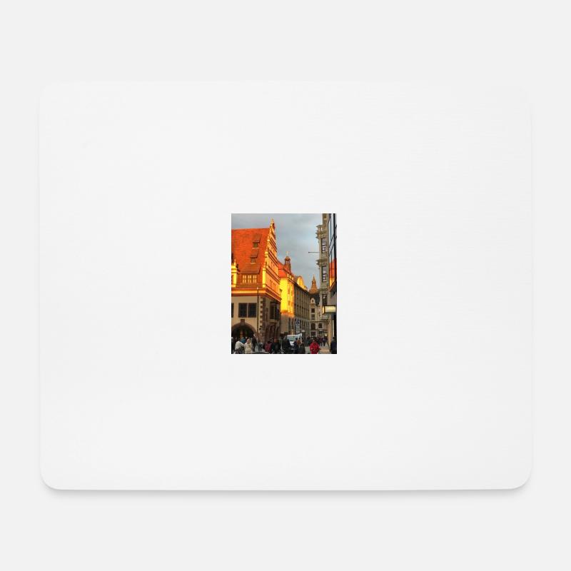 Leipzig - Mousepad (Querformat) - Weiß