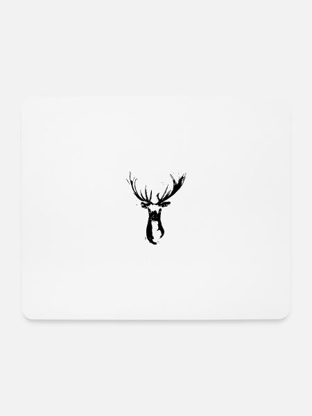 Rehbock Design - Mousepad (Querformat) - Weiß