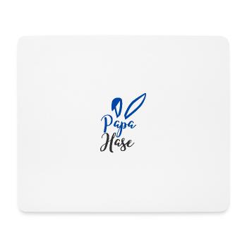 Papa lapin - Tapis de souris (format paysage) - blanc - Devant