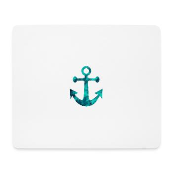 Anker - Mousepad (Querformat) - Weiß - Vorne