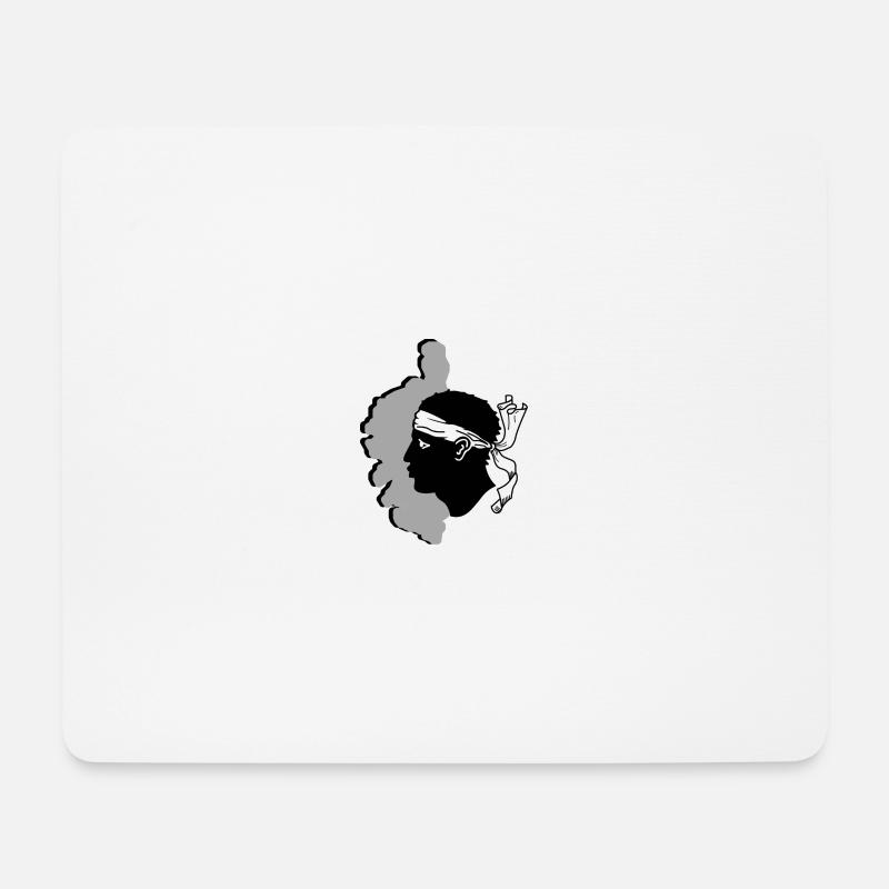 Kosmetik 2021 10 17T211345 660 Korsika - Mousepad (Querformat) - Weiß