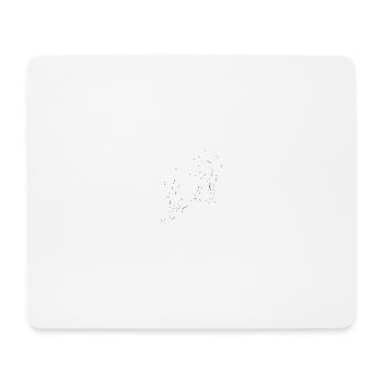 Hiking mountains drawn - Mouse Pad (horizontal) - white - Front