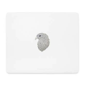 Falke - Mousepad (Querformat) - Weiß - Vorne
