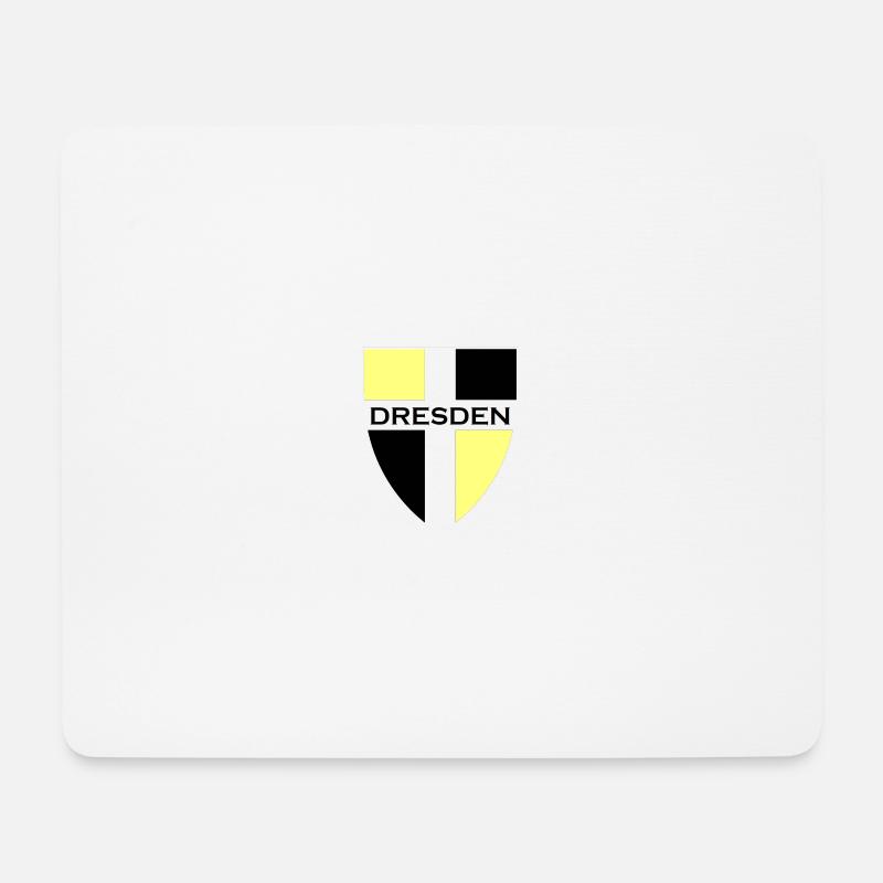 Dresden - Mousepad (Querformat) - Weiß
