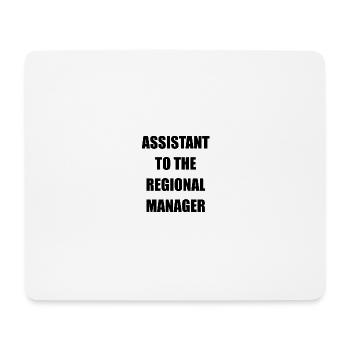 Assistent des Regionalmanagers, des Büros - Mousepad (Querformat) - Weiß - Vorne