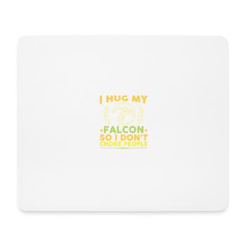 Fauconnerie Falke - Tapis de souris (format paysage) - blanc - Devant