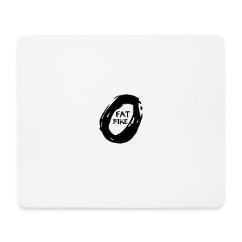 Fat Bike - Mouse Pad (horizontal) - white - Front