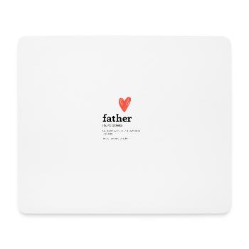 Vater - das perfekte Geschenk zum Vatertag - Mousepad (Querformat) - Weiß - Vorne