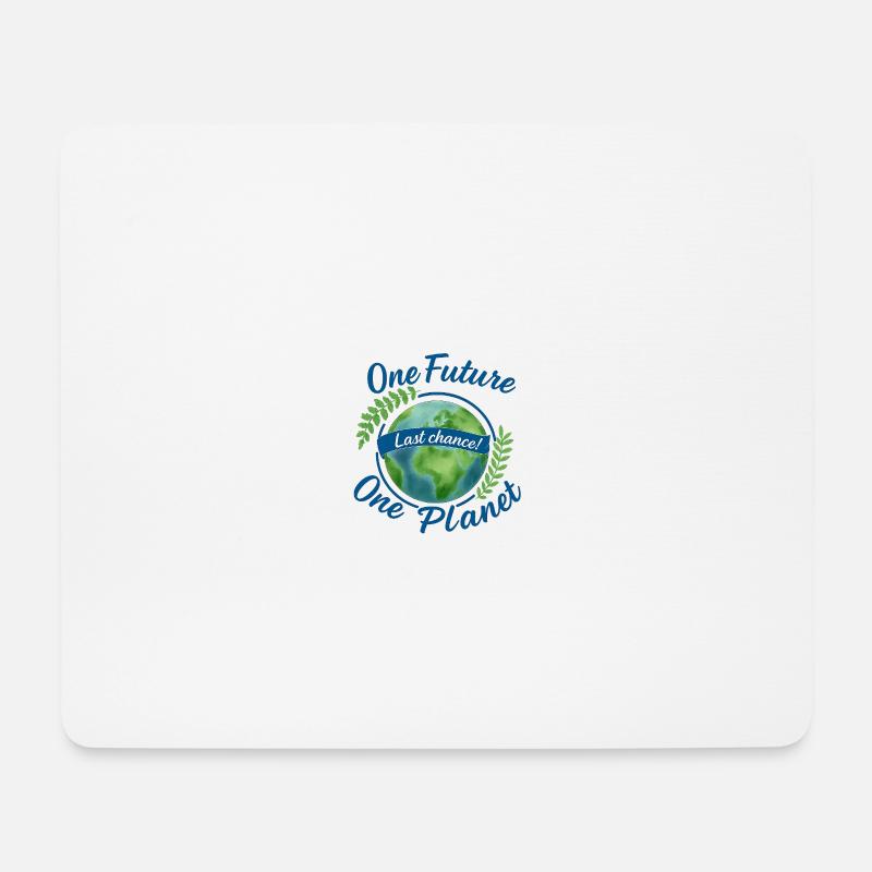 Environmentally conscious peace motif - Mouse Pad (horizontal) - white