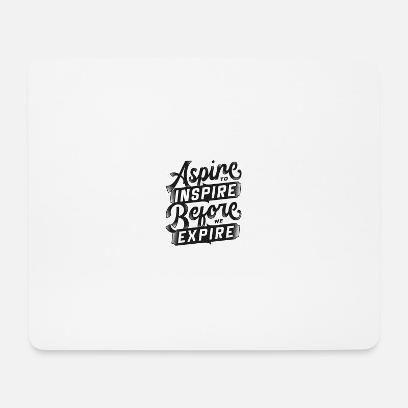 #FancyDesigns #aspire Inspiration - Mousepad (Querformat) - Weiß