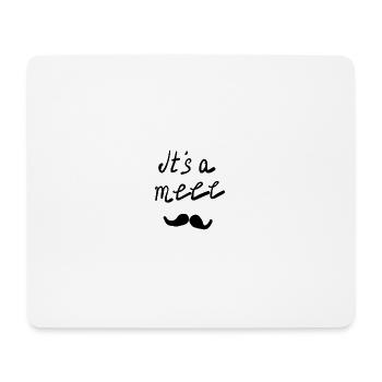 its a me - Mousepad (Querformat) - Weiß - Vorne