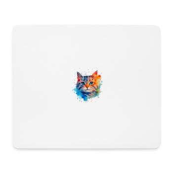 Juste des chats ❤ - Tapis de souris (format paysage) - blanc - Devant