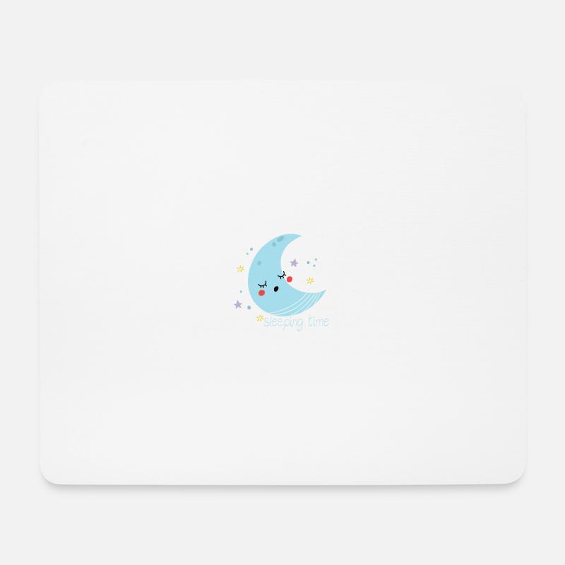 sleeping time - Mousepad (Querformat) - Weiß