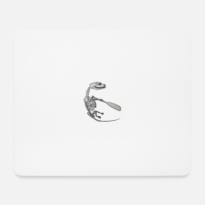 Skeleton Quentin - Mouse Pad (horizontal) - white