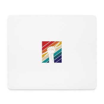 Schlagzeug, Trommel, Musik, Instrument - Mousepad (Querformat) - Weiß - Vorne