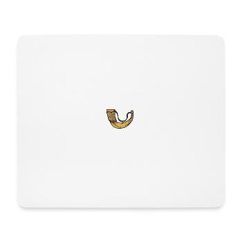 Met Horn - Mousepad (Querformat) - Weiß - Vorne