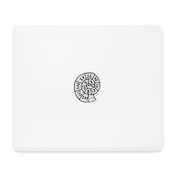 Fibonacci Schnecke - Mousepad (Querformat) - Weiß - Vorne