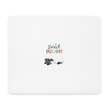 Schlafendes Schaf - Mousepad (Querformat) - Weiß - Vorne