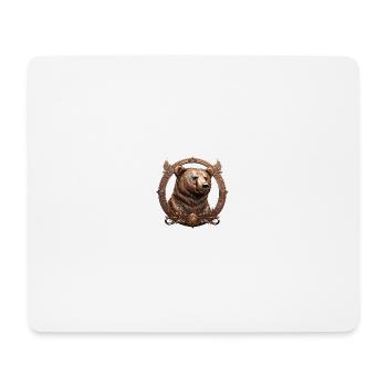 The Bronze Bear - Mouse Pad (horizontal) - white - Front