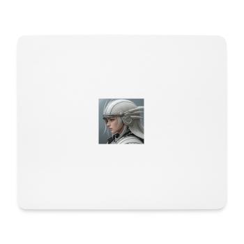Japanese Fighter - Mouse Pad (horizontal) - white - Front
