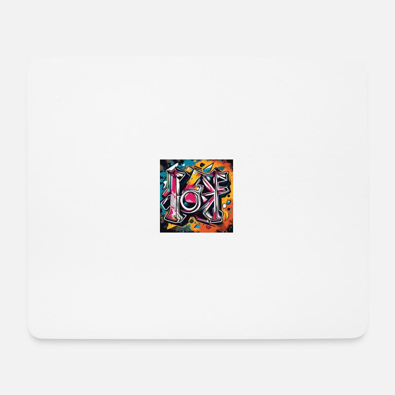 urban street 2 - Mousepad (Querformat) - Weiß
