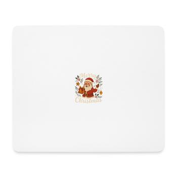 Merry Christmas Santa Gift Illustration - Mouse Pad (horizontal) - white - Front