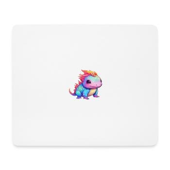 Rainbow Spell - Le mignon Axolotl - Tapis de souris (format paysage) - blanc - Devant