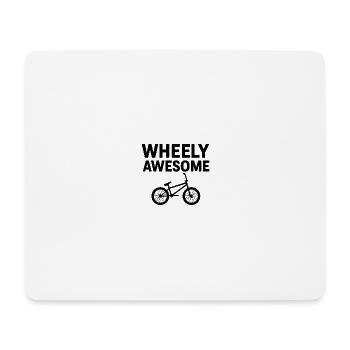 Fahrrad Lustiger Spruch Radsport Design - Mousepad (Querformat) - Weiß - Vorne