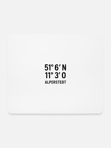 Alperstedt - Mousepad (Querformat) - Weiß
