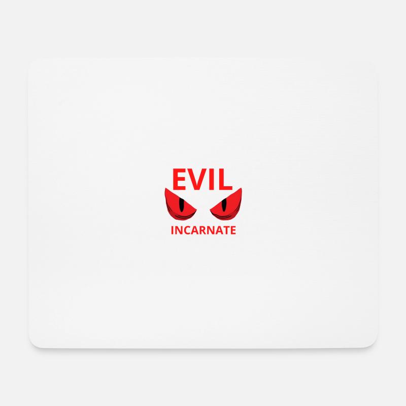 Evil Incarnate - Mouse Pad (horizontal) - white