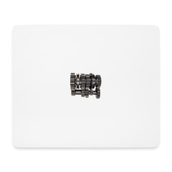 Getriebe gn183 - Mousepad (Querformat) - Weiß - Vorne